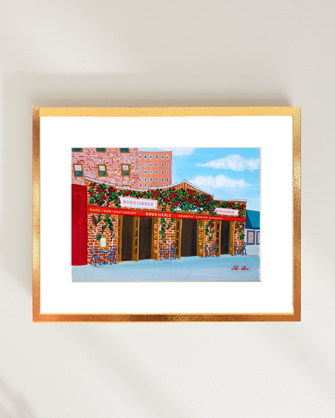 Boucherie, Fine Art Print