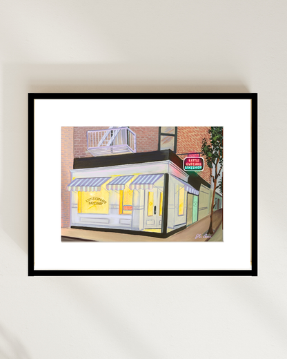 Little Cupcake Bakeshop, NYC Original 8x10 Painting