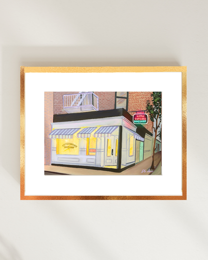 Little Cupcake Bakeshop, NYC Original 8x10 Painting